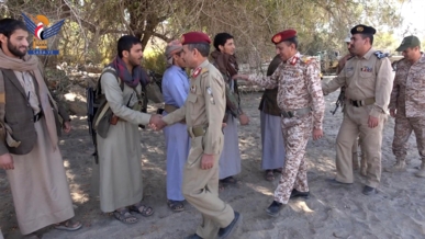 قيادات عسكرية تزور المرابطين في نجران والبقع والأجاشر