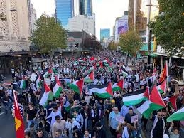 تظاهرات في 20 مدينة وبلدة بنيوزيلندا للمطالبة بوقف الإبادة بغزة