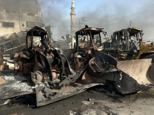 بلدية غزة: العدو الصهيوني دمر 85% من آلياتنا بفعل القصف