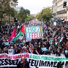 مدن وعواصم عالمية تشهد تظاهرات تنديدا بالعدوان الاسرائيلي على قطاع غزة
