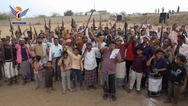 قبائل عزلة بني مهدي في الحديدة تعلن النكف والنفير العام لمواجهة العدوان الصهيوني