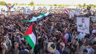 مأرب تشهد ست مسيرات تحت شعار "قادمون في العام العاشر، وفلسطين قضيتنا الأولى"