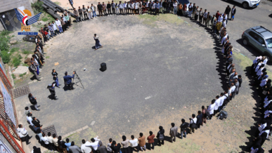 وقفة بكلية الطب والعلوم الصحية بإب إحياءً للذكرى السنوية للصرخة