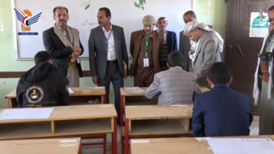 تدشين اختبارات الشهادة الثانوية العامة بمحافظة عمران