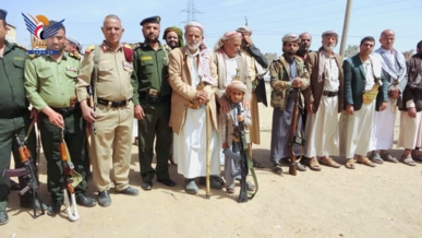 وقفات بمديريات أمانة العاصمة نصرة لغزة وتنديداً بجرائم العدو الصهيوني