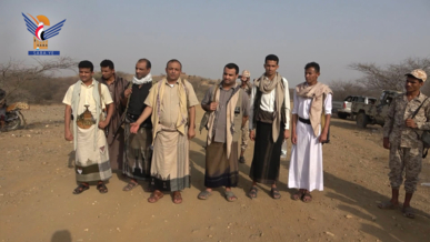 تفقد أحوال المرابطين في جبهة بني حسن في محافظة حجة 