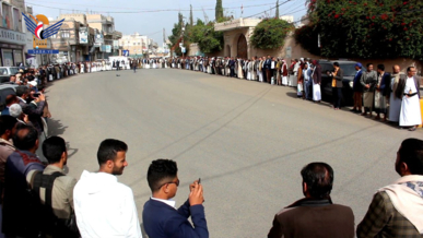 وقفة بذمار تبارك الإنجاز الأمني في كشف خلية التجسس لصالح العدو الأمريكي