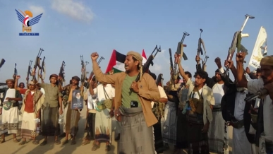 قبائل حرض في حجة تُعلن النكف وفاءً لدماء الشهداء واستمرارًا للتعبئة