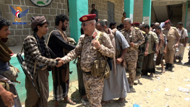 تفقد المرابطين في تعز وجبهات الفاخر ومريس ودمت بالضالع