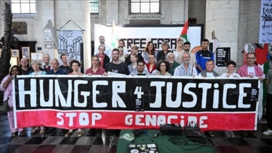 ناشطون في بلجيكا يضربون عن الطعام 5 أيام من أجل فلسطين