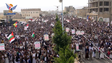 عمران تحتشد في 113 مسيرة انتصارا لصرخات الأطفال والنساء بغزة