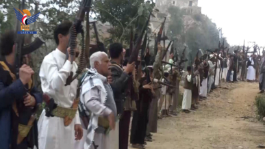 وقفات قبلية في ريمة تؤكد الجاهزية لمواجهة العدو ونصرة لغزة