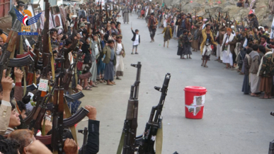 وقفتان في مديرية منبه بصعدة إعلاناً للجهوزية لأي تصعيد