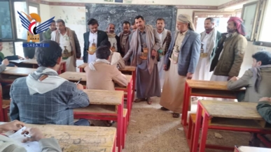 الجوف.. تدشين اختبارات الثانوية العامة في مديرية المراشي