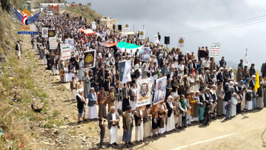 مسيرات حاشدة في ريمة بمناسبة يوم القدس العالمي