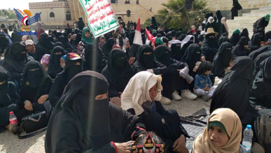 الهيئة النسائية في عمران تنظم فعالية بذكرى مذبحة تنومة