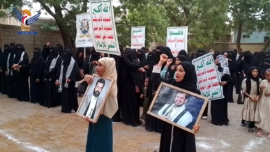 الحديدة .. وقفة نسائية بالقطيع في المراوعة تضامناً مع الشعب الفلسطيني