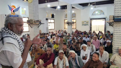 لقاء تشاوري ووقفة بمديرية الميناء بالحديدة لتعزيز مسار التعبئة دفاعا عن الوطن ونصرة لفلسطين