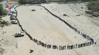 قبائل الجميمة بحجة تعلن البراءة من الخونة والنفير في مواجهة التصعيد الصهيوني