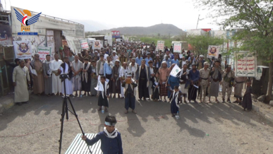 لحج.. مسيرة حاشدة بالقبيطة تحت شعار "ثابتون مع غزة.. رغم أنف الأمريكي وجرائمه"