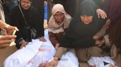 شهداء وجرحى فلسطينيين بقصف صهيوني على غزة