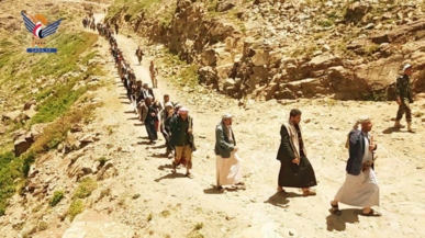  ريمة.. مسير ومناورة عسكرية لخريجي دورات "طوفان الأقصى" في كسمة