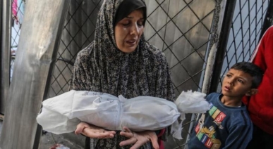 ارتفاع عدد الشهداء الفلسطينيين في قصف خيمة تؤوي نازحين بخانيونس الى 14