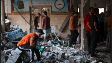 "علماء فلسطين": "العدو" ارتكب مذبحة مروعة بحق مصلي مدرسة التابعين بغزة