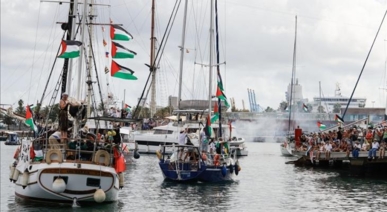 الأمم المتحدة تدعو إلى وقف الهجمات على أسطول الصمود