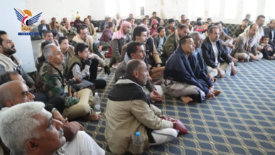 فعالية خطابية لمكتب الصحة بمديرية حبيش في إب