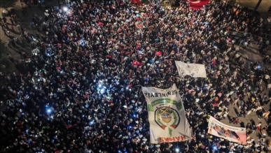 مسيرة حاشدة في إسطنبول تضامنا مع فلسطين