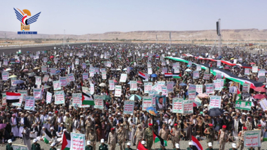 حضور حاشد في 21 مسيرة بصعدة تحت شعار "مع غزة جهاد مقدس ولا خطوط حمراء "