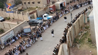 وقفة مسلحة في كحلان عفار بحجة دعما للأقصى ونصرة لغزة