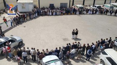 وقفات للقطاع الصحي في المحافظات الحُرة تنديدًا للحصار وجرائم التجويع في غزة