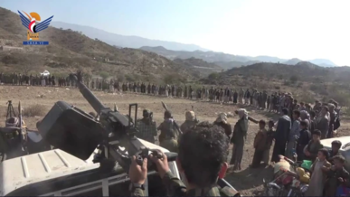 وقفتان مسلحتان في الحيمة الخارجية بمحافظة صنعاء تأكيدًا للجهوزية