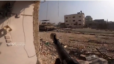 سرايا القدس تعرض مشاهد لتفجير عبوة بدبابة صهيونية شمالي غزة