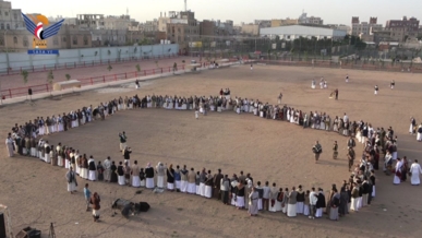 وقفات حاشدة بمحافظة صنعاء دعماً لغزة واستجابة لدعوة قائد الثورة 