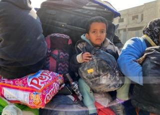 نزوح قسري جديد للمواطنين الفلسطينيين في جنوب قطاع غزة