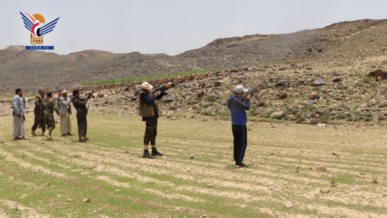 مناورة لكوادر الزكاة والمياه والسياحة وحماية البيئة بذمار ​تأكيداً للجهوزية