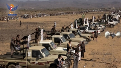 عمران.. لقاء حاشد لقبائل قفلة عذر إعلانا للنفير والجهوزية لمواجهة العدو الصهيوني