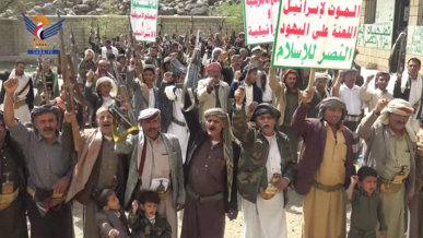  مأرب.. خمس مسيرات جماهيرية تحت شعار "معركتنا مستمرة حتى تنتصر غزة"