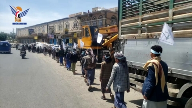 صنعاء .. مسير طلابي لطلاب مدرسة "حياة الدين" الصيفية في الحيمة الداخلية