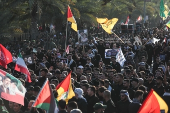 الحشد الشعبي: أكثر من 2.3 مليون مشارك في مراسم تشييع السيد الخامنئي في النجف