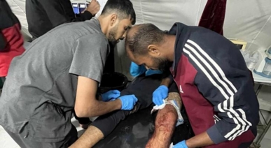 استشهاد أب وأم و4 من أطفالهم بقصف صهيوني لخيمتهم بمدينة غزة