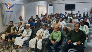 فعالية لمؤسسة المياه بالحديدة بالذكرى السنوية للصرخة 