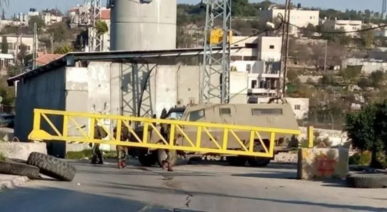 العدو الإسرائيلي يغلق منطقة التل في الخضر جنوب بيت لحم ويهدم ثلاثة بركسات في الرشايدة شرقا