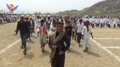 عرضان لخريجي الدورات العسكرية بمديريتي بني قيس ووضرة في حجة