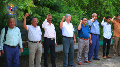 وقفة في جامعة الحديدة تضامنا مع الشعب الفلسطيني وتنديدا بجرائم الكيان الصهيوني