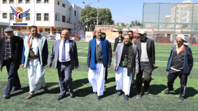 القائم بأعمال رئيس الوزراء يطلّع على نشاط نادي أهلي صنعاء