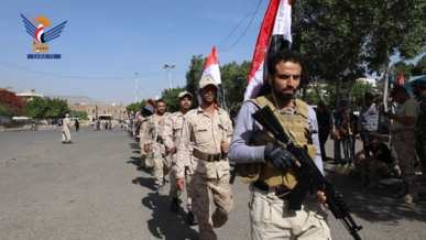 مسير شعبي بمديرية الصافية بالعيد الوطني للوحدة اليمنية وذكرى الصرخة